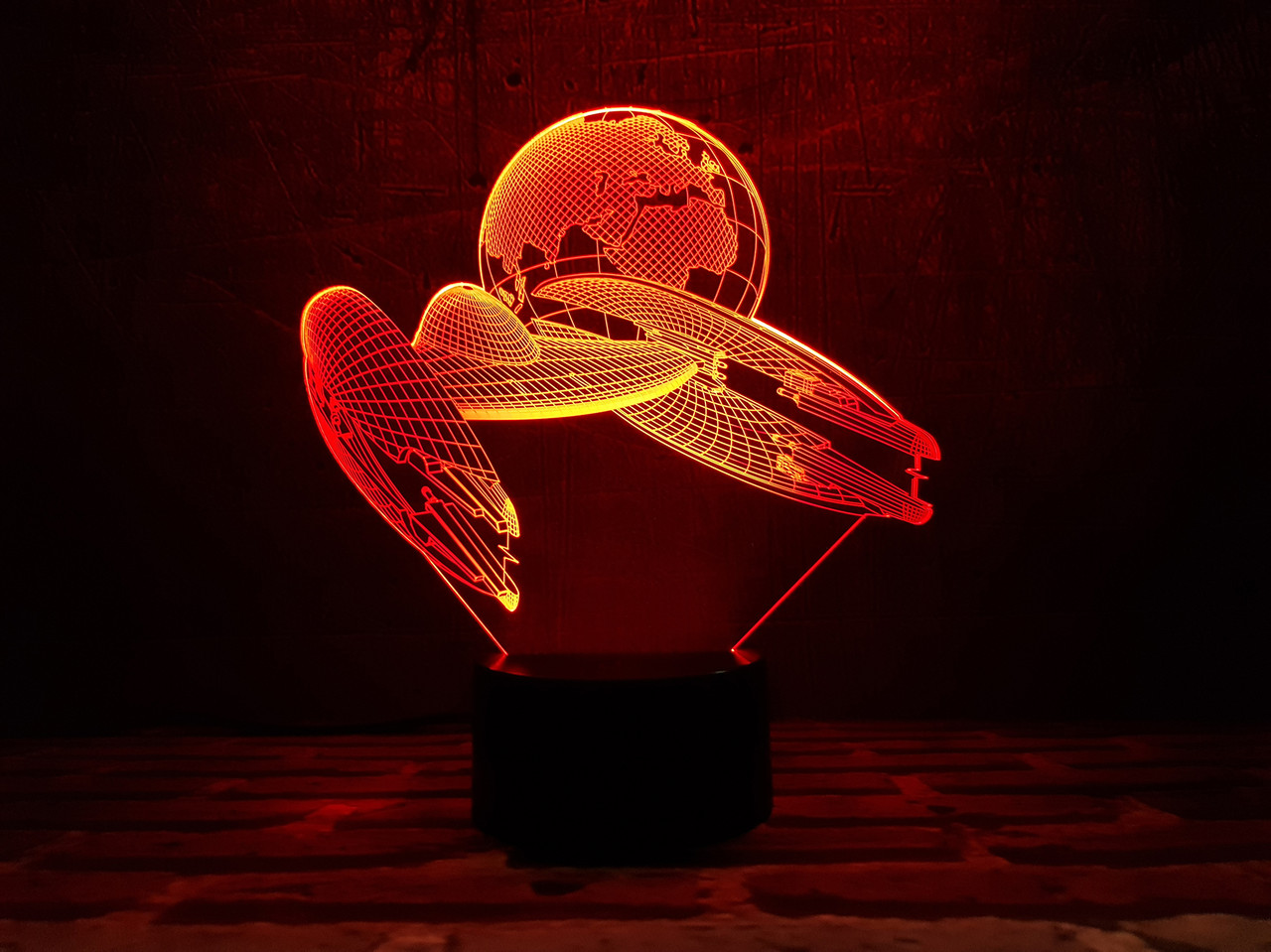 

3D ночник "Космический корабль 2" 3DTOYSLAMP