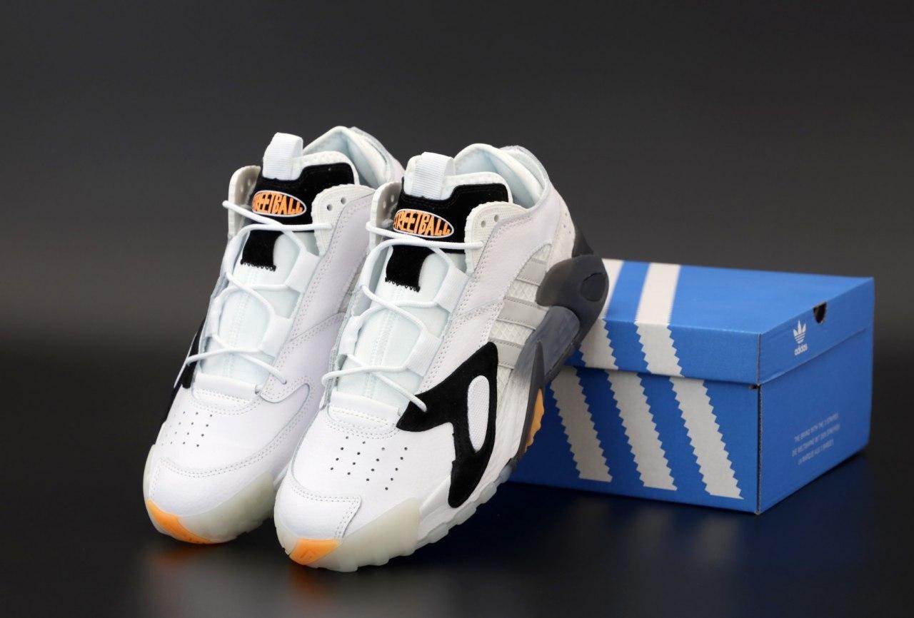 

Мужские кроссовки Adidas Streetball Triple White / Адидас Стритбол Трипл Белые 44, Белый