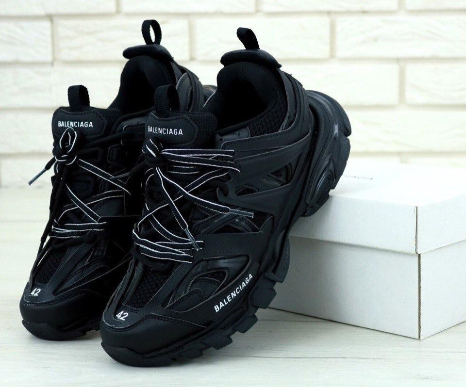 

Мужские кроссовки Balenciaga Track Black / Баленсиага Трек Черные 43, Черный