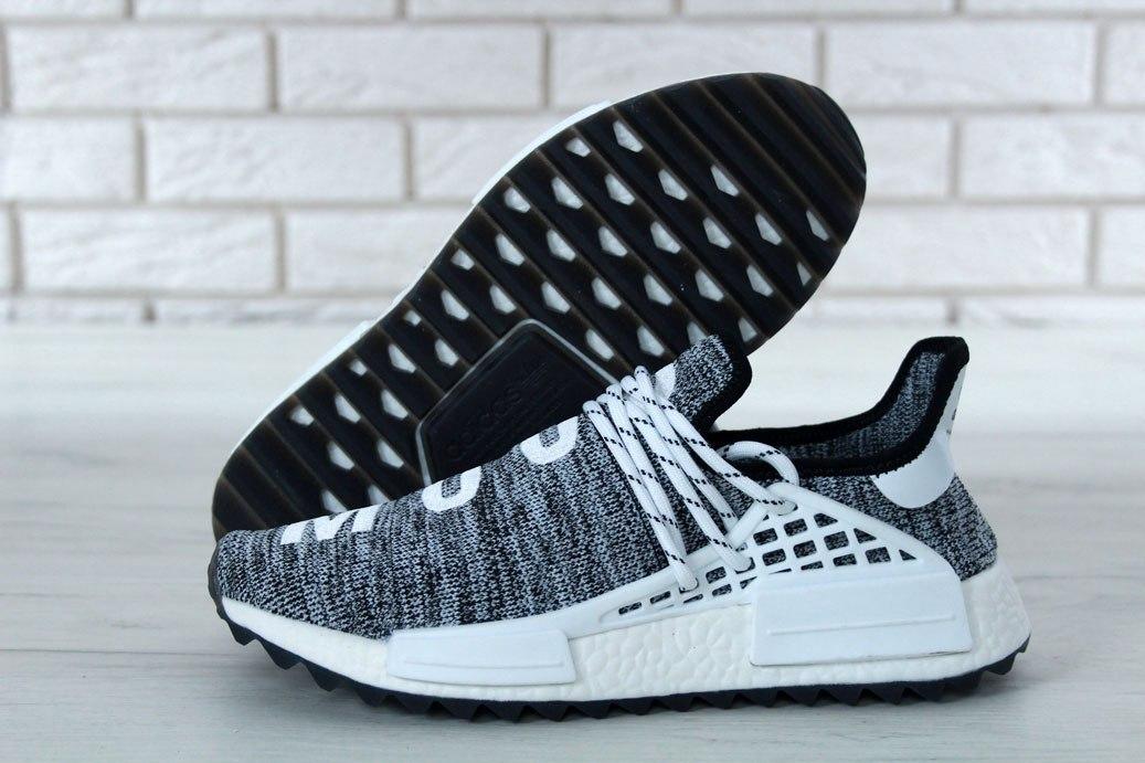 

Мужские кроссовки Adidas x Pharrell Williams Human Race NMD Grey / Адидас НМД Серые 43, Серый