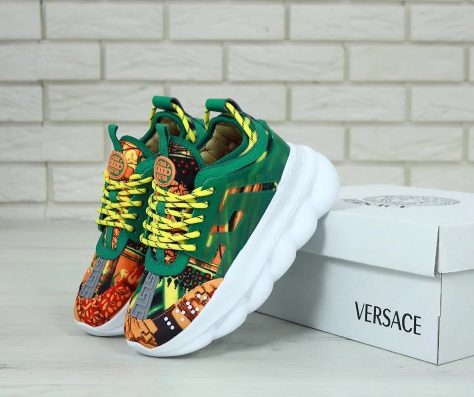 

Женские Кроссовки Versace Chain Reaction Green, 39