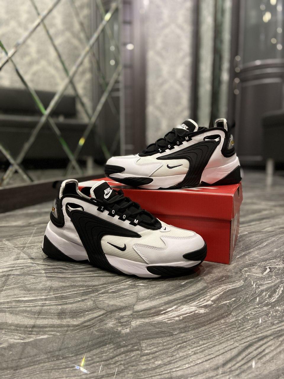 

Мужские кроссовки Nike Zoom 2K White Black / Найк Зум 2K Белые Черные 45, Белый