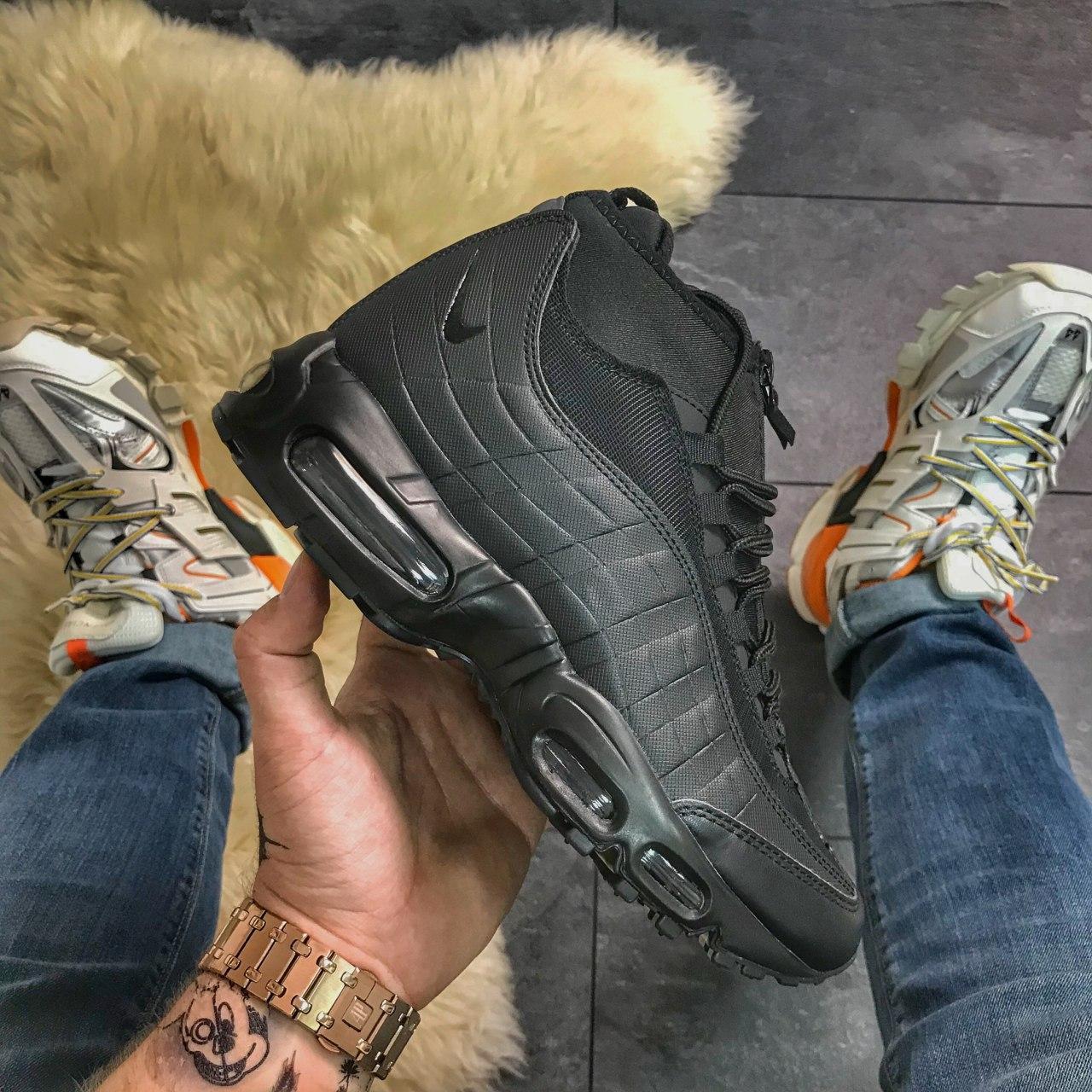 

Мужские кроссовки Nike Air Max 95 Black / Найк Аир Макс 95 Черные 44, Черный