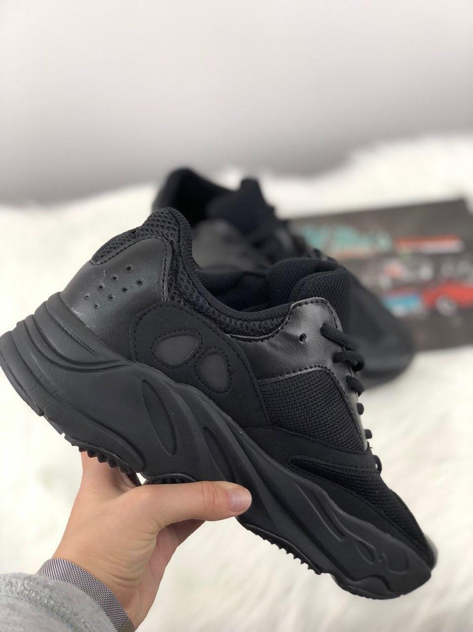 

Мужские кроссовки Adidas Yeezy Boost 700 Black / Адидас Изи Буст 700 Черные 43, Черный