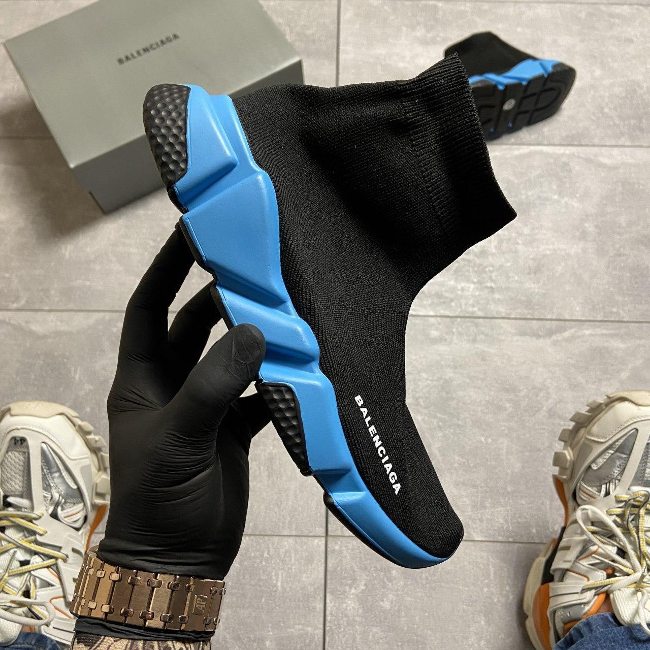 

Balenciaga Speed Trainer Black Blue, Grey