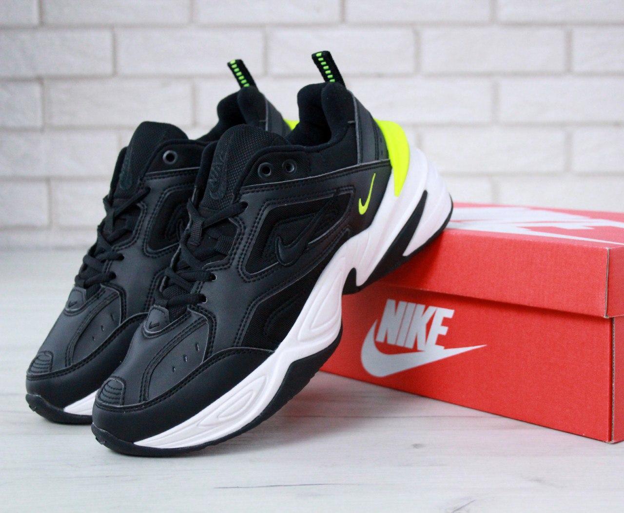 

Мужские кроссовки Nike M2K Tekno Black White Yellow / Найк М2К Текно Черные Белые Желтые 42, Черный