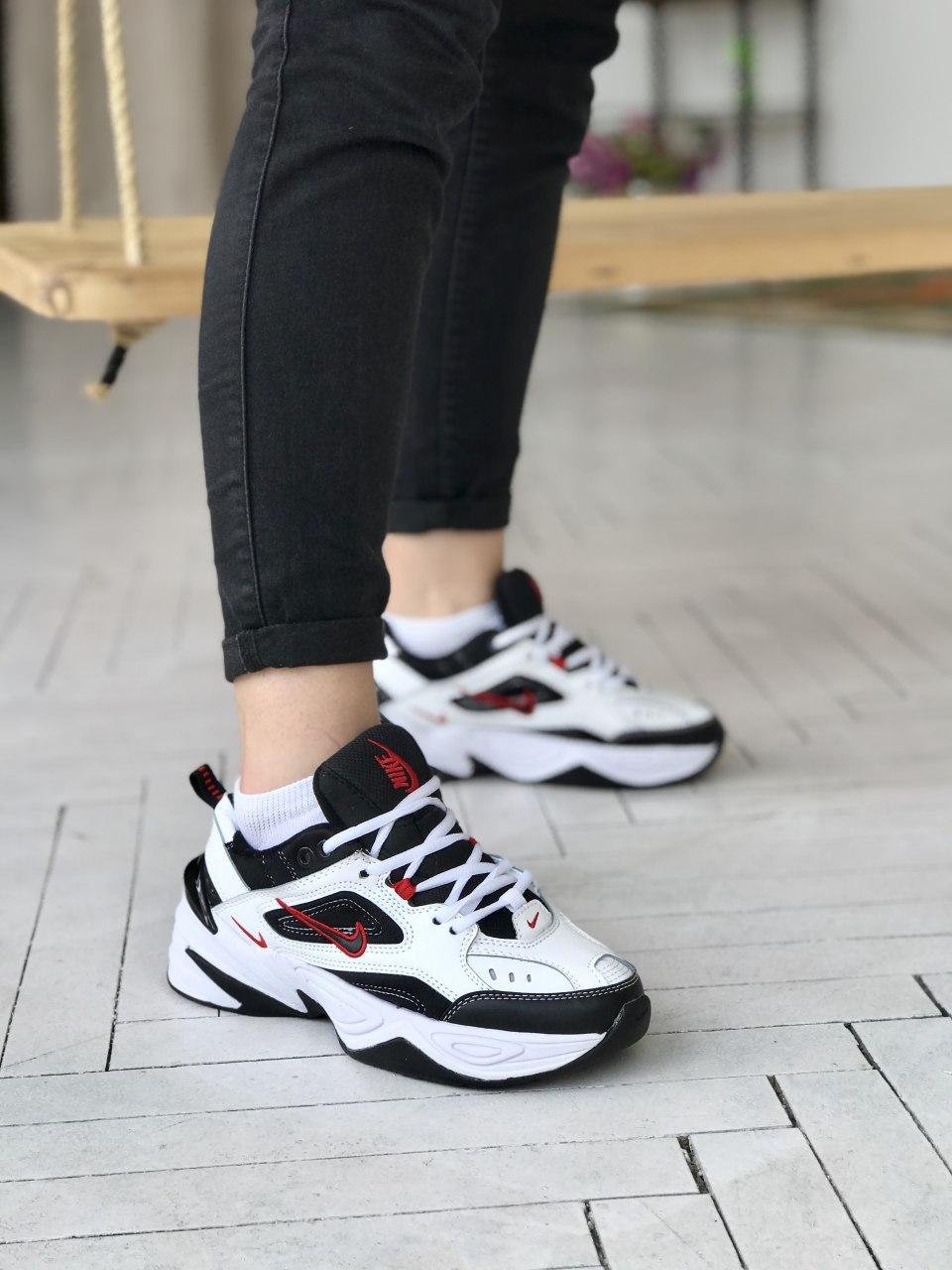 

Женские кроссовки Nike M2K Tekno White Black / Найк М2К Текно Белые Черные 37, Белый