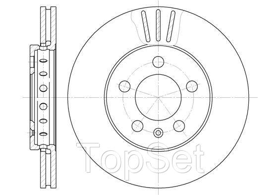 

Диск тормозной на AUDI/SEAT/SKODA/VW