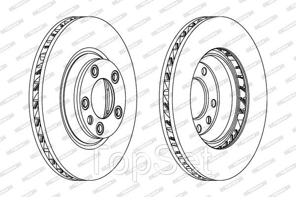 

Диск тормозной на PORSCHE/VW