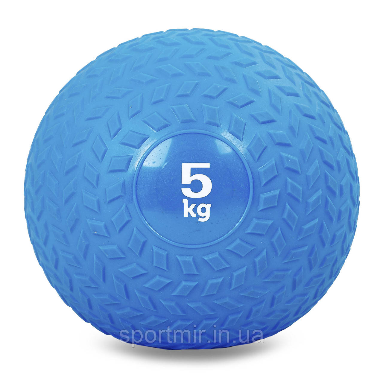 

Мяч медицинский (слэмбол) SLAM BALL FI-5729-5 5кг (PVC, минеральный наполнитель, d-23см, синий)