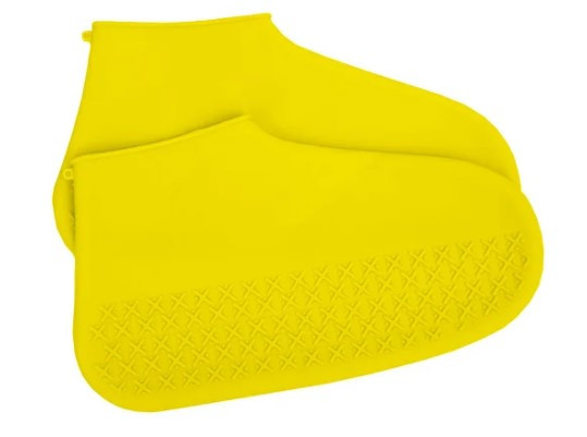Силіконові чохли бахіли для взуття від дощу і бруду розмір L 42-45 розмір колір жовті
