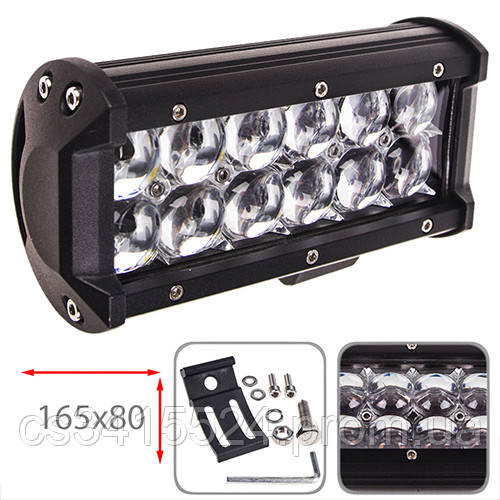 

Фара прожектор LML-C2036 F-5D SPOT (12led*3w 165х80мм) (C2036 F-5D S)