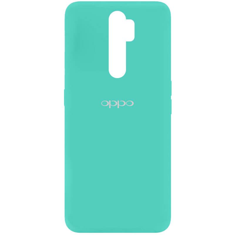 

Чехол Silicone Cover My Color Full Protective (A) для Oppo A5 (2020) / Oppo A9 (2020) Бирюзовый / Ocean Blue