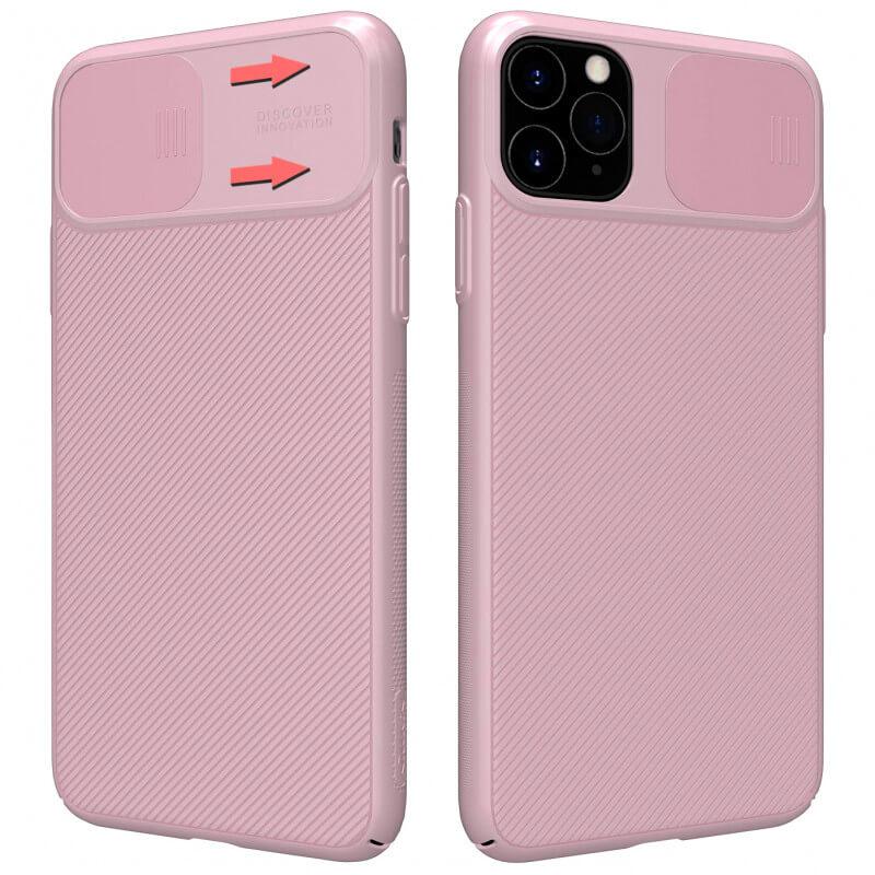 

Карбоновая накладка Nillkin Camshield (шторка на камеру) для Apple iPhone 11 Pro Max (6.5") Розовый / Pink