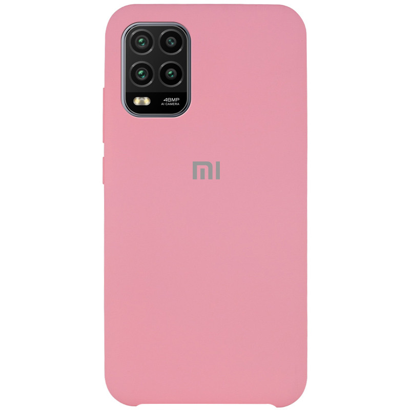 

Чехол Silicone Cover (AAA) для Xiaomi Mi 10 Lite Розовый / Light pink