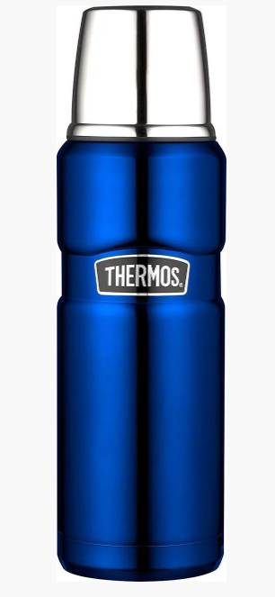 

Термос вакуумный стальной THERMOS С ЧАШКОЙ Голубой 470 МЛ STAINLESS KING FLASK METALIC BLUE (170016)