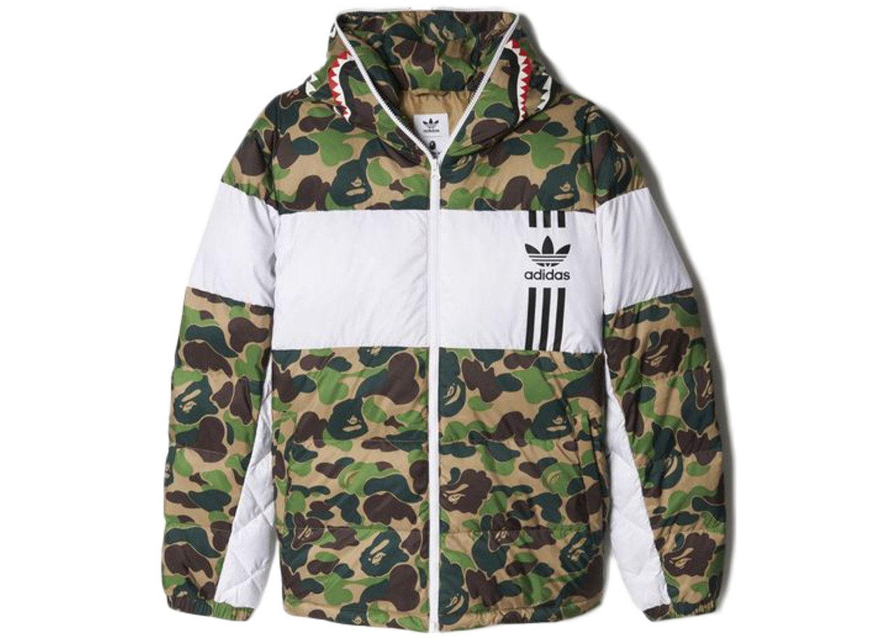 

Пуховик Adidas x BAPE(ориг. бирки) M