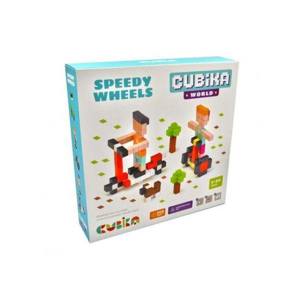 Игрушка из дерева Конструктор Cubika World "Быстрые колеса" CUBI_15290 Cubika, Разные цвета
