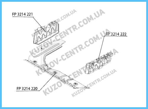 

Защита двигателя левая платсм Хюндаи Акцент (2006-2010) , HYUNDAI ACCENT (2006-2010)