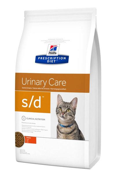 Сухой лечебный корм Hills PD Feline S/D для растворения струвитных уролитов у кошек 1,5 кг