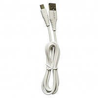 Дата кабель USB 2.0 AM to Micro 5P 1.0 m Grand GC-C01 White