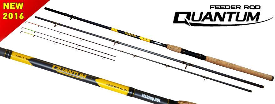 

Удилище Fishing-ROI Quantum Full Carbon Feeder Rod LBS9009, 330cm, 40-110g, Черный