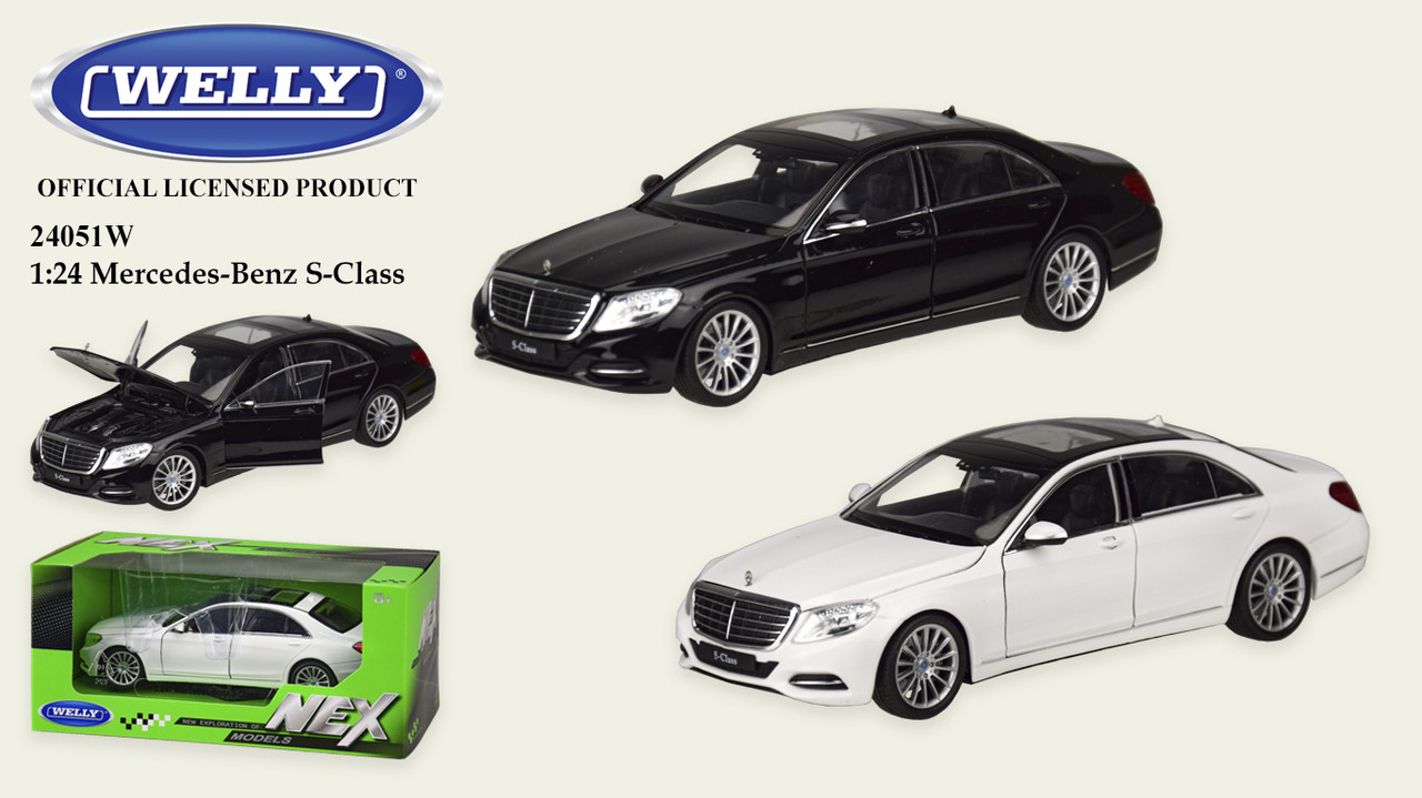 

Машина металлическая 24051W "WELLY" 1:24 "MERCEDES BENZ S-CLASS"