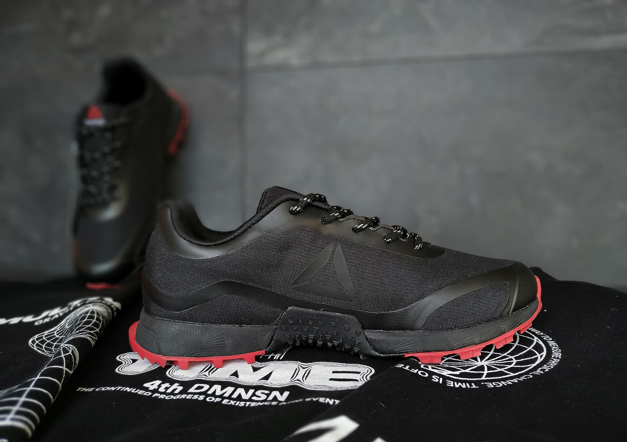 

Кроссовки Reebok all Terrain Craze Черно - синие 46, Черный;красный