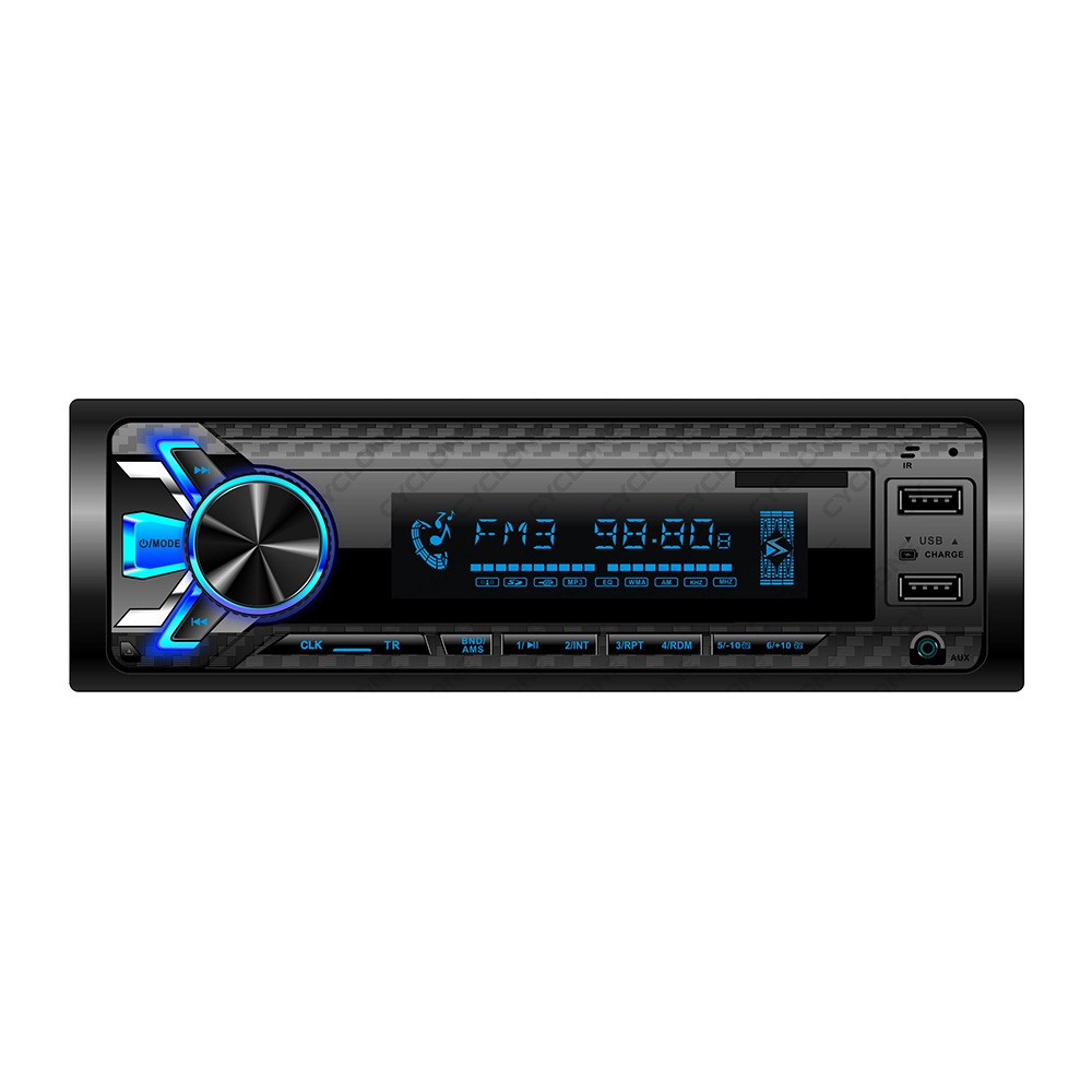 

Автомагнитола Cyclone MP-1068C FM/USB+USB для зарядки 2А/SD/AUX/MP3/WMA/сьемн пан./мультиколор подсв.