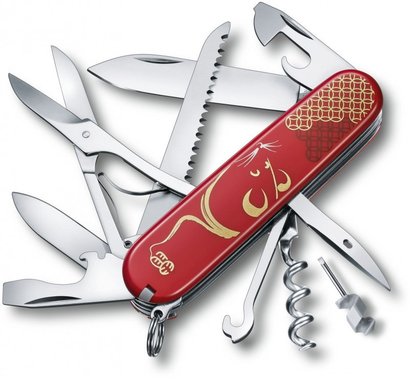 

Складной нож Victorinox HUNTSMAN "Year of the Rat" 1.3714.E9