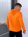 Худі Чоловіче Intruder 'Bars' помаранчеве спортивна кофта трикотаж, фото 2