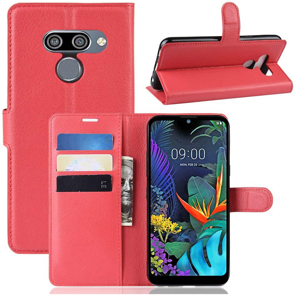 

Чехол-книжка Litchie Wallet для LG K50 / Q60 Red, Красный