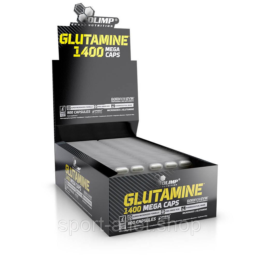 

Аминокислота Olimp Glutamine 1400 Mega Caps, 900 капсул