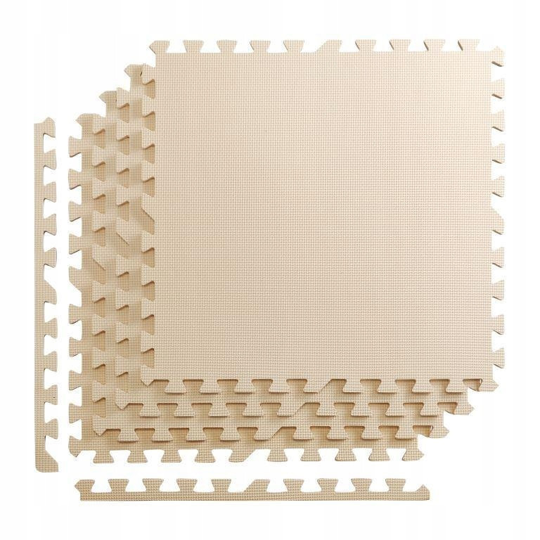 

Мат-пазл (ласточкин хвост) 4FIZJO Mat Puzzle EVA 120 x 120 x 1 cм 4FJ0075 Beige