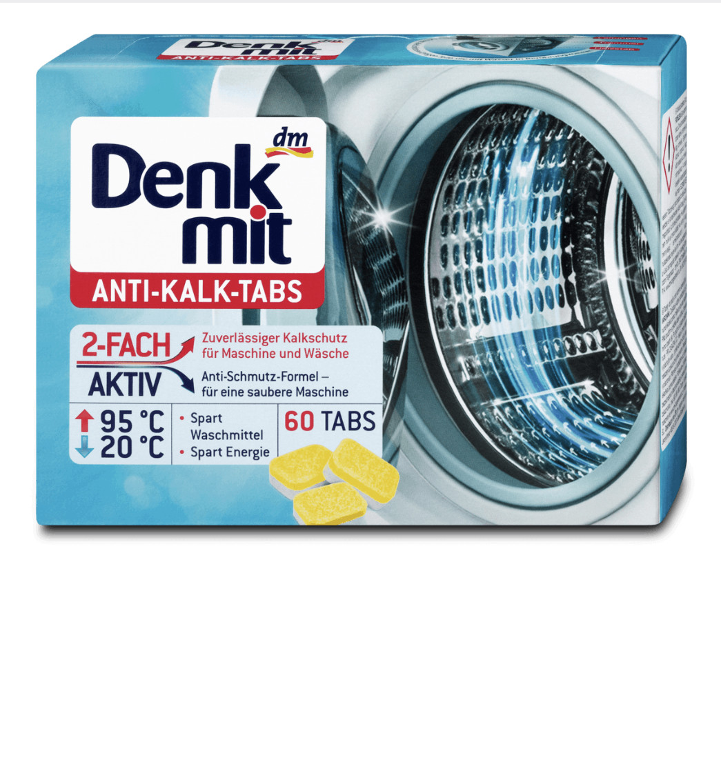 

DenkMit Anti-Kalk-Tabs антикальк таблетки в стиральную машину 60 шт