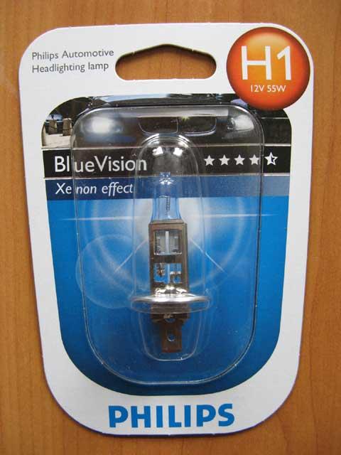 

Галогенка H1 PH 12V 55W 12258BVB1 BlueVision (блистер 1 шт)