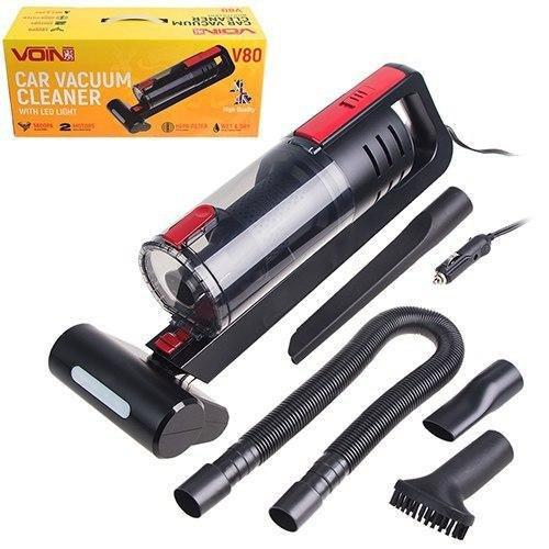 

Пылесос VOIN V-80 12V/120W/2 мотора/влаж.+сух. чистка/подсветка LED