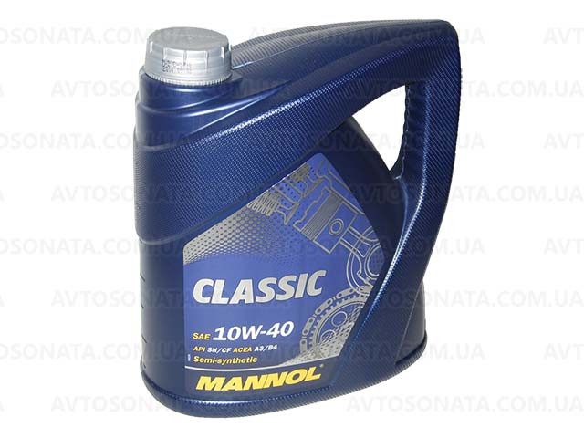 

Масло моторное гидросинтетика MANNOL Classic 10W-40 4L SN/CF