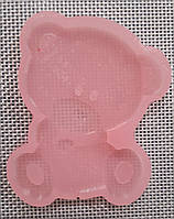 Молд силиконовый для леденцов, шоколада и мастики Мишка Тедди 7,5 см 6,0 см