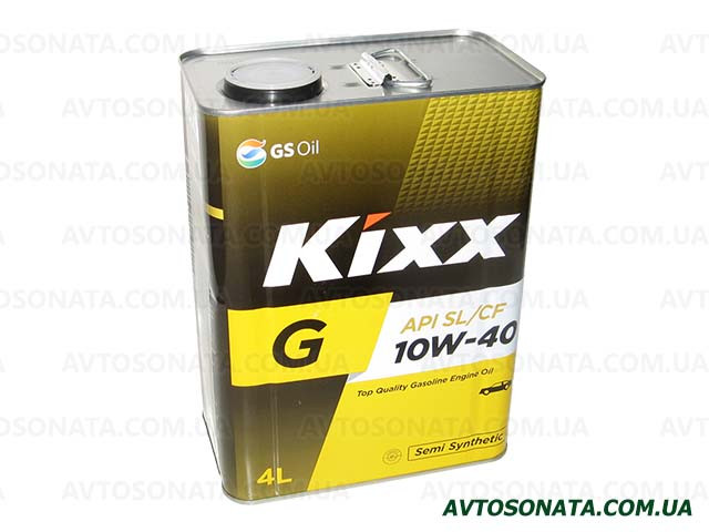 

Масло моторное п/синтетика KIXX Gold 10W-40 4л SL/CF