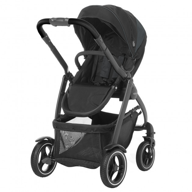 

Коляска прогулочная Graco EVO ХТ, Black Grey, цвет черный с серым (6CM99BGRE)