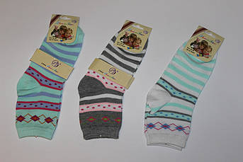 Дитячі шкарпетки Візерунок. Розмір 21 - 36. Різні кольори