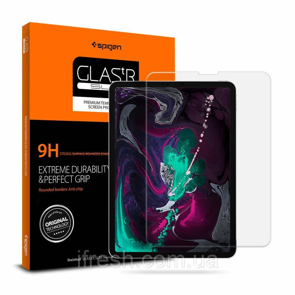 

Защитное стекло Spigen для iPad Pro 11" (2018/2020) Screen Protector GLAS.tR SLIM (067GL25593), Прозрачный