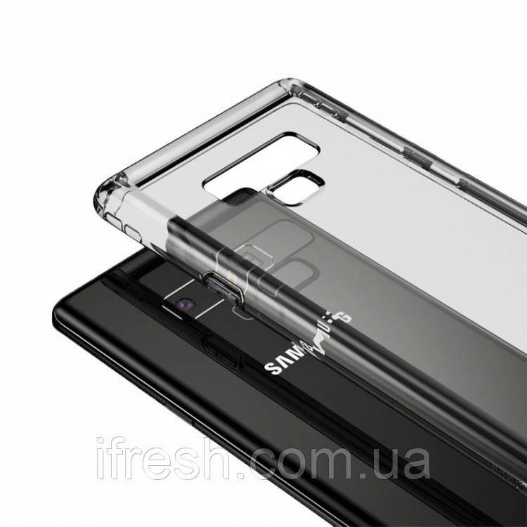 

Чехол Baseus для Samsung Galaxy Note 9 Airbag Case, Transparent Black (ARSANOTE9-SF01), Черный