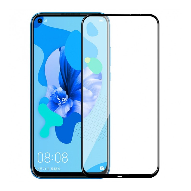 

Захисне скло Glass Huawei Nova 5T Full Glue black, Черный