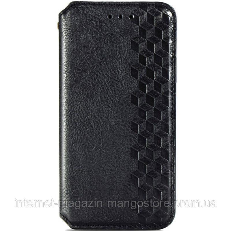 

Кожаный чехол книжка GETMAN Cubic (PU) для Samsung Galaxy S20 FE, Черный