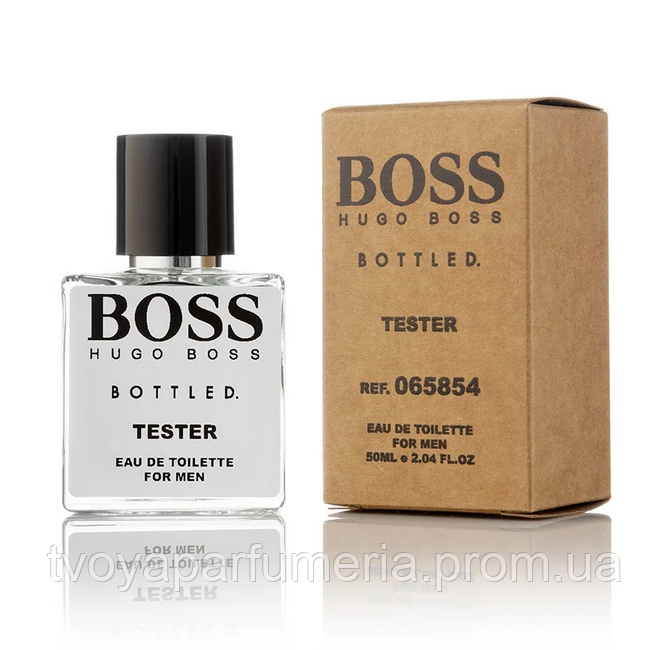 

Духи Tester Hugo Boss Bottled For Men 50ml (мл) Туалетная Вода Тестер Хуго Бос Ботлед Мужские