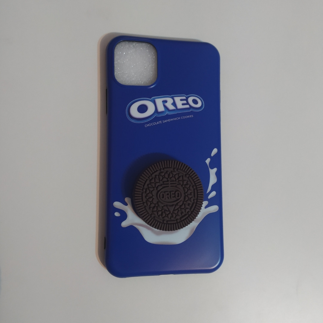 

Силиконовый матовый чехол с 3D печенькой OREO iPhone 11max pro