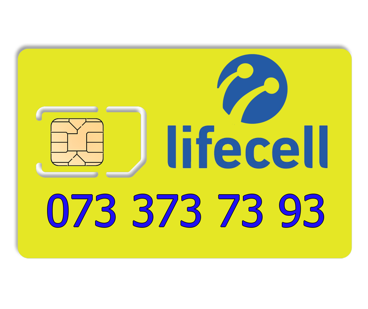 

Красивый номер lifecell 073 373 73 93