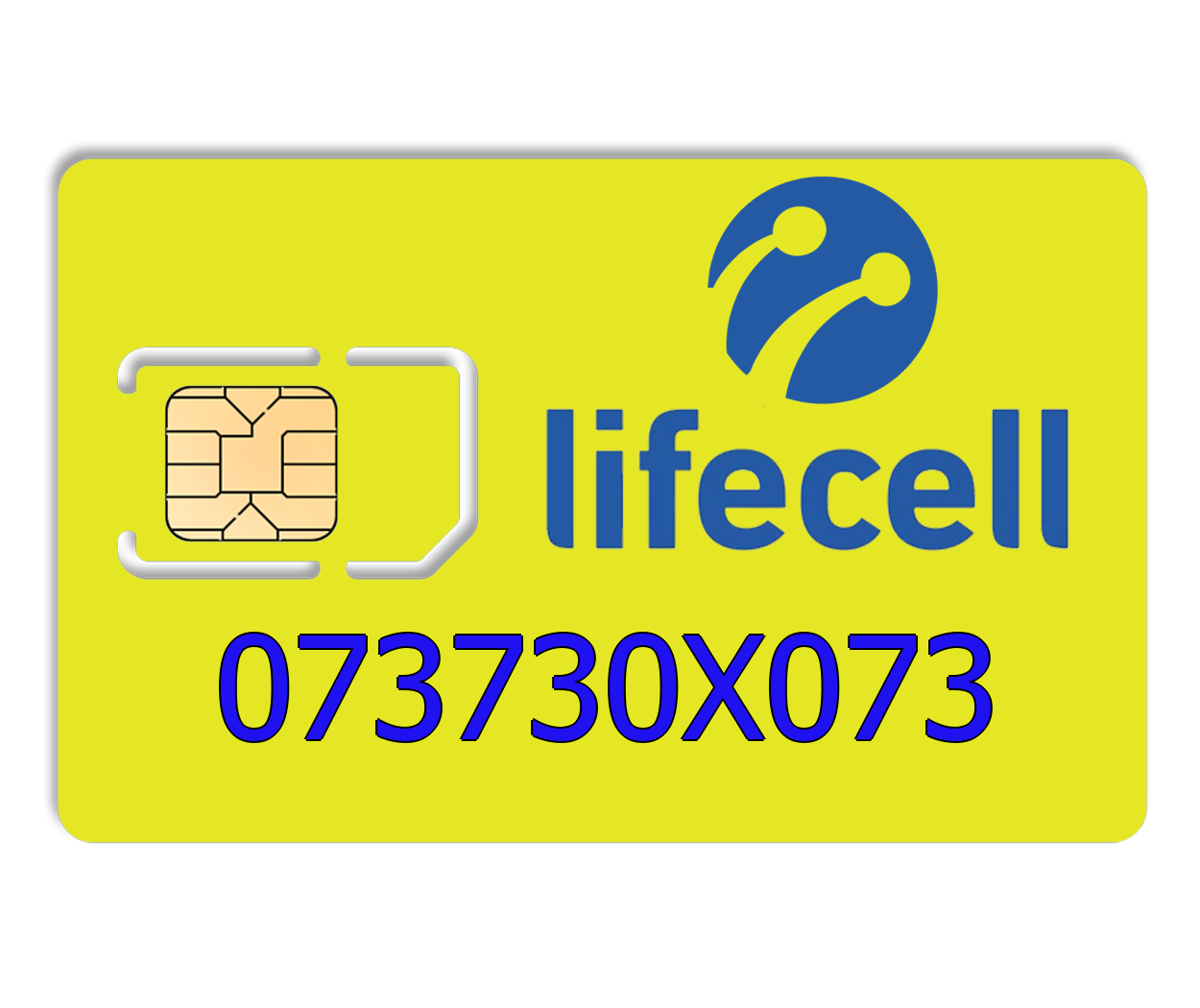 

Красивый номер lifecell 073730X073